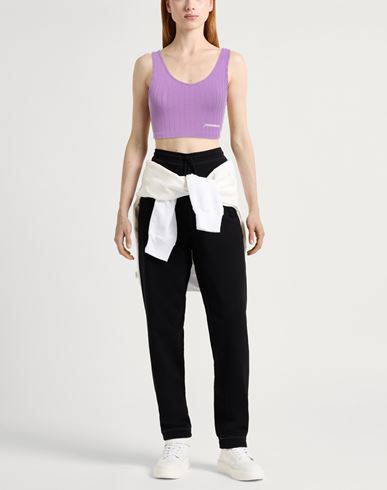 Woman Top Purple Size XS Viscose, Elastane