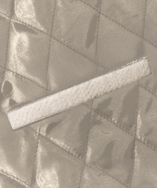 Wool Elbow Patch Two Pocket Button Jacket_Cream