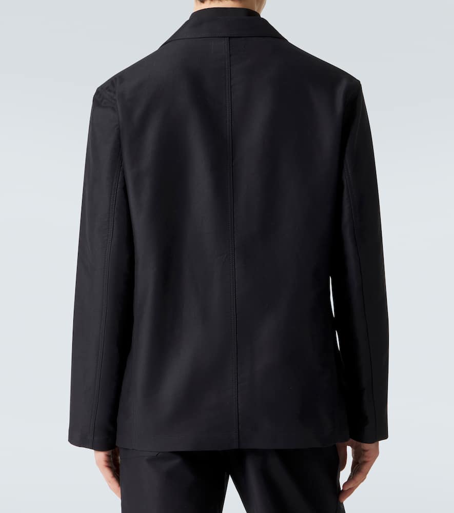 Cotton satin suit jacket