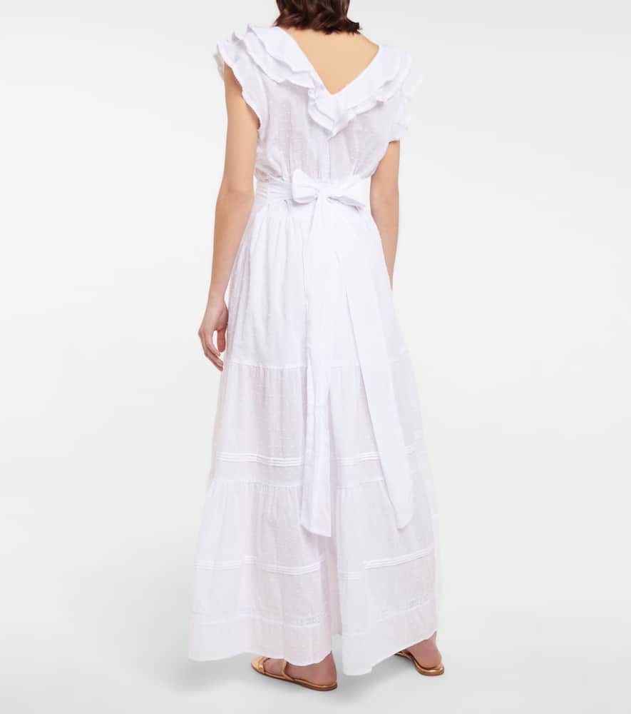 Della cotton midi dress
