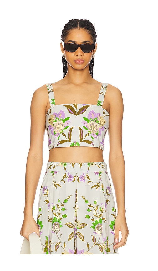 MISA Los Angeles Lois Top in White. -  XS also in L, M