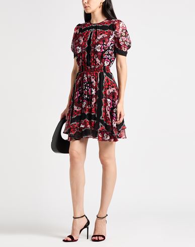 Woman Mini dress Black Size 2 Viscose