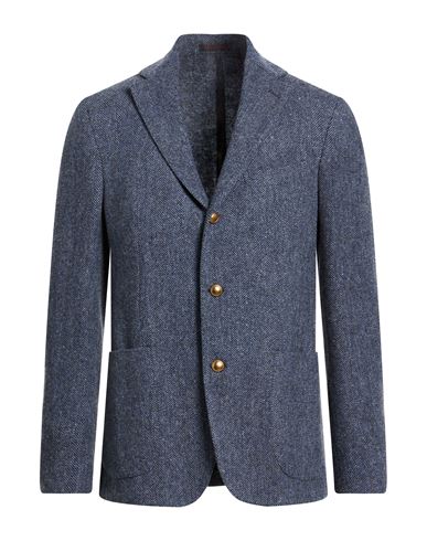 Man Blazer Navy Size 42 Virgin Wool