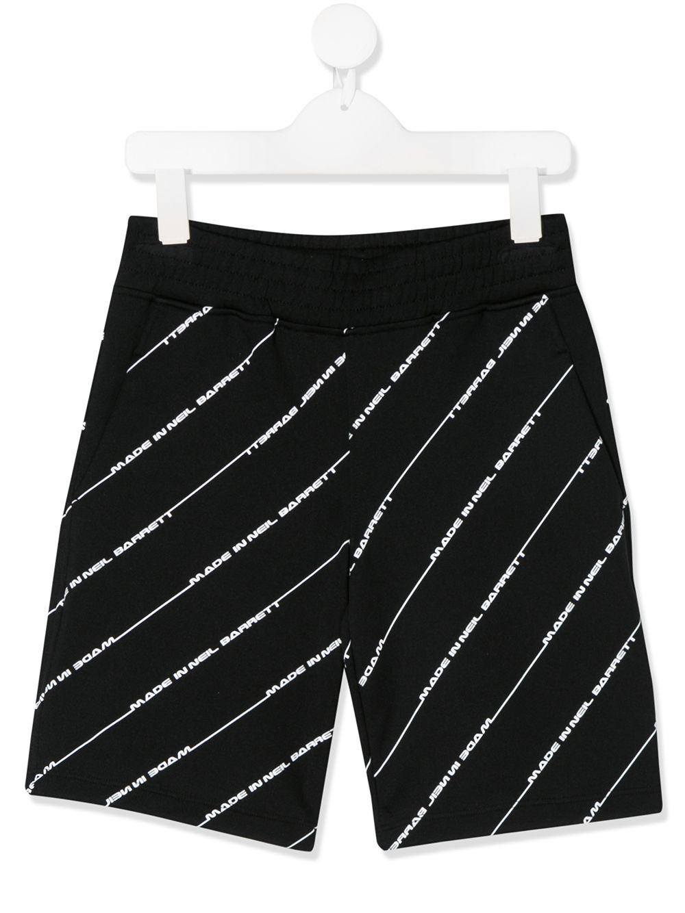 Logo stripe shorts - Black