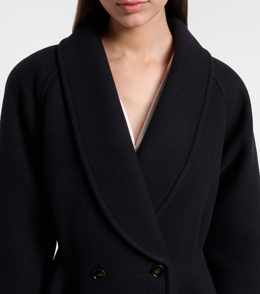 Chloé Peplum wool-blend coat