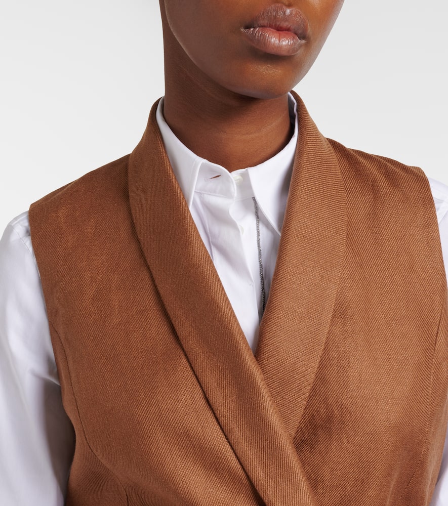 Monili linen vest