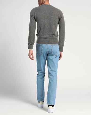 Man Sweater Grey Size 36 Cashmere
