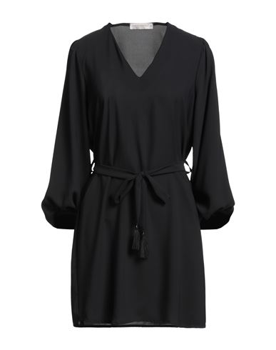 Woman Mini dress Black Size XS Polyester