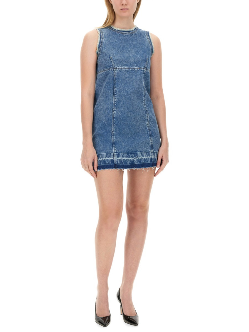 Moschino - raw hem mini dre