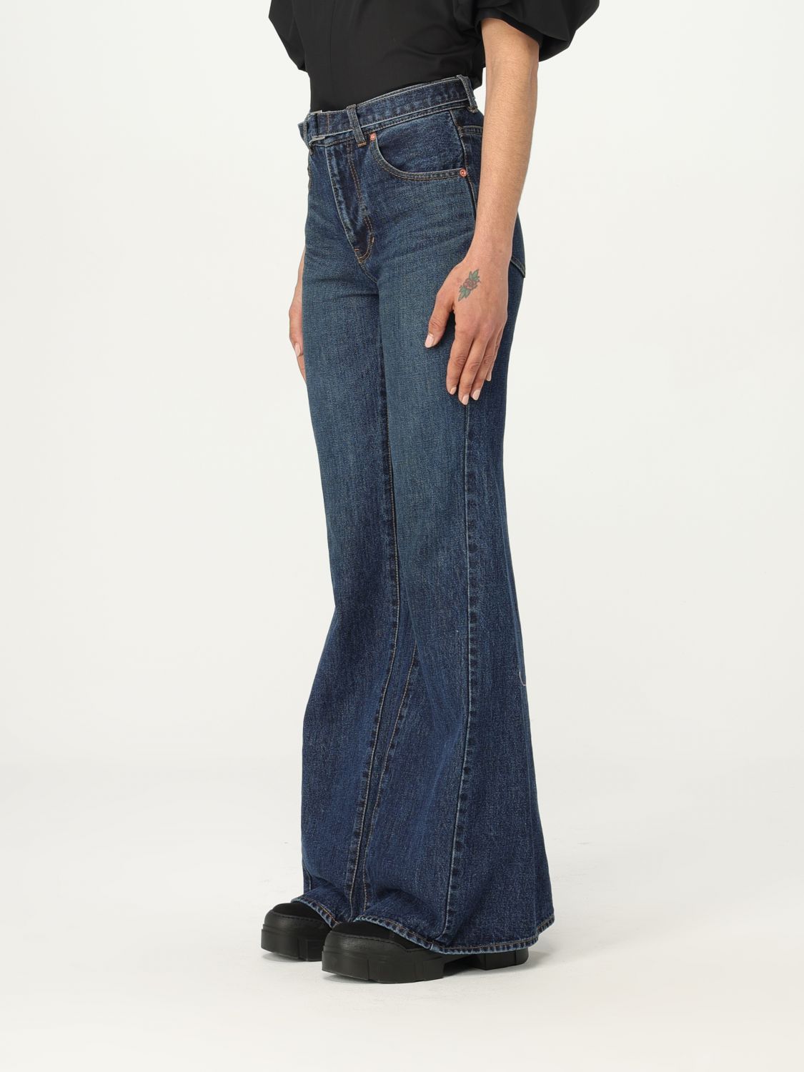 Pants Woman color Blue