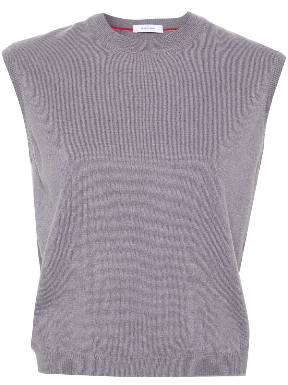 Fine-knitted top - Grey