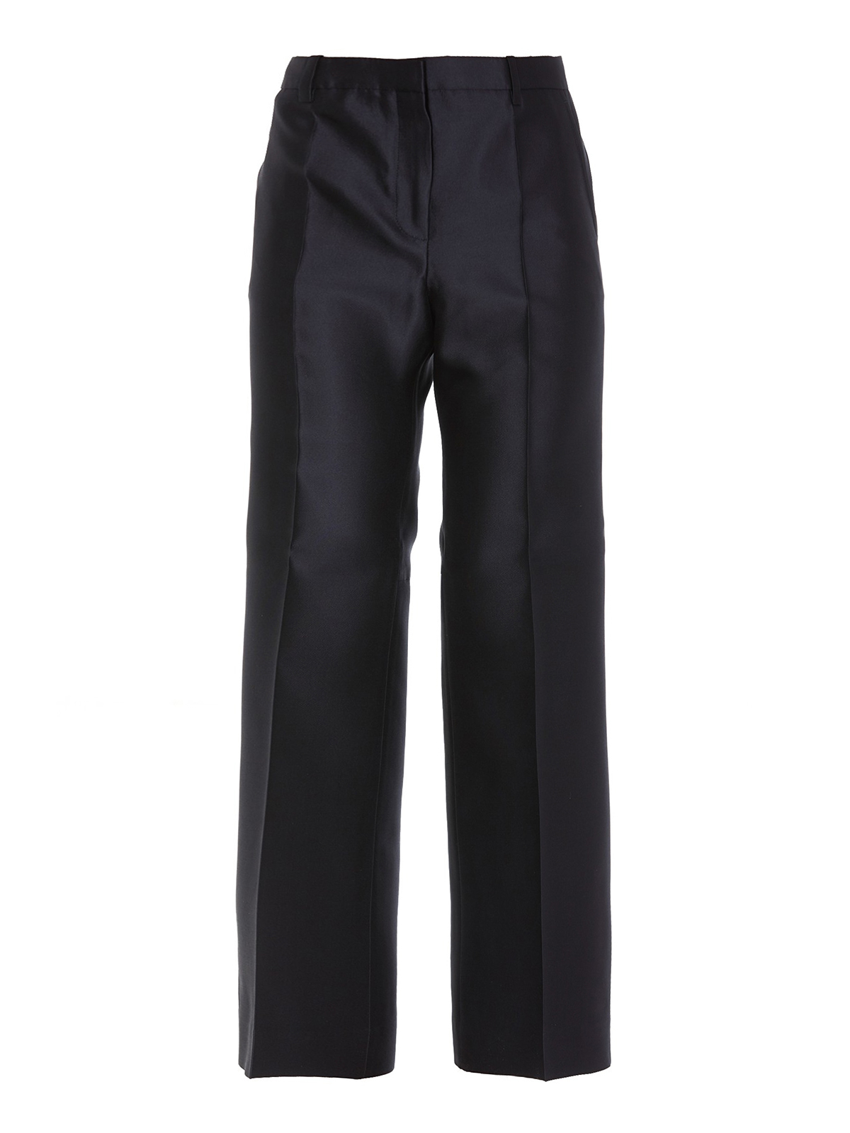 Taffeta flared trousers