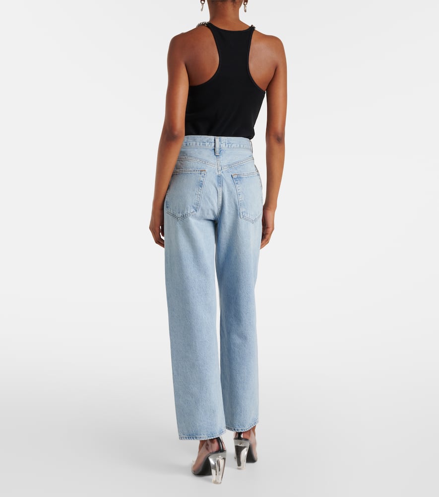Agolde V-Waist Baggy high-rise wide-leg jeans