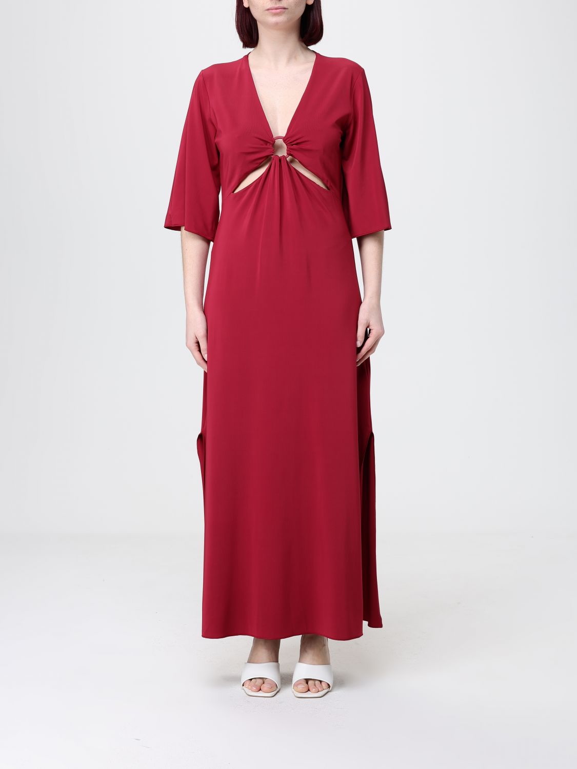 Dress Woman color Geranium