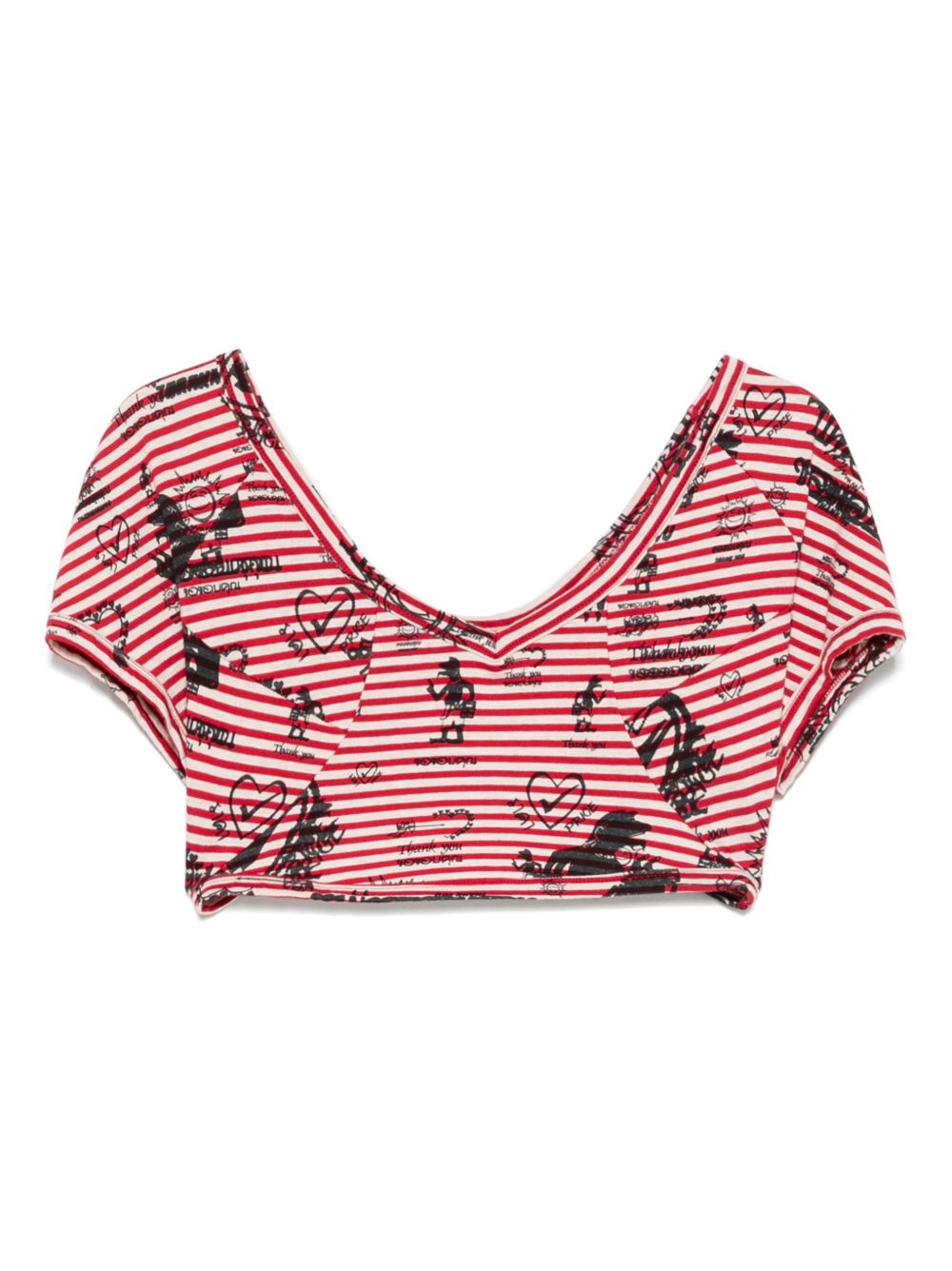 Vivienne Westwood Pre-Owned 2018 striped top - Red