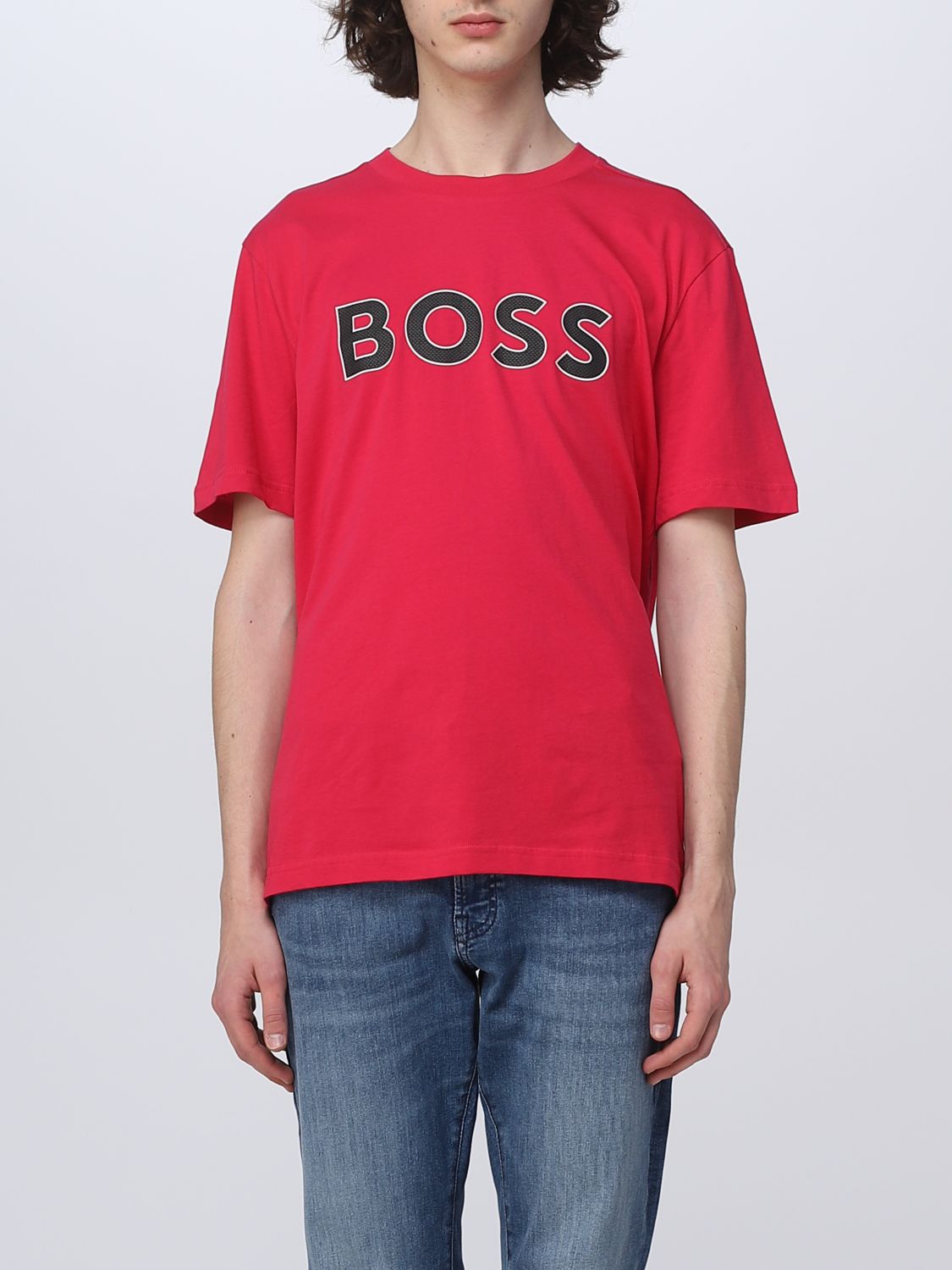 T-Shirt Men color Fuchsia