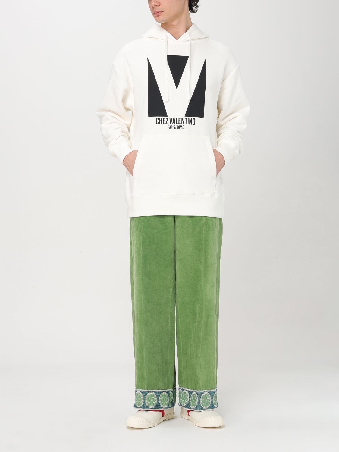 Sweatshirt Men color Ivory