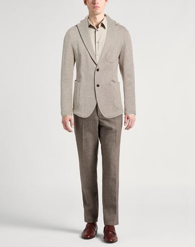 Man Blazer Sand Size 42 Viscose, Cotton, Polyamide, Elastane