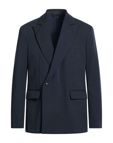 Man Blazer Navy Size M Polyester, Viscose, Elastane