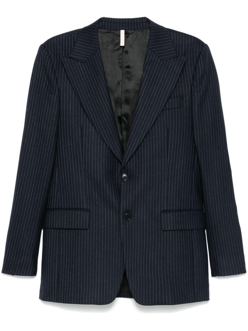 Single-breasted blazer - Blue