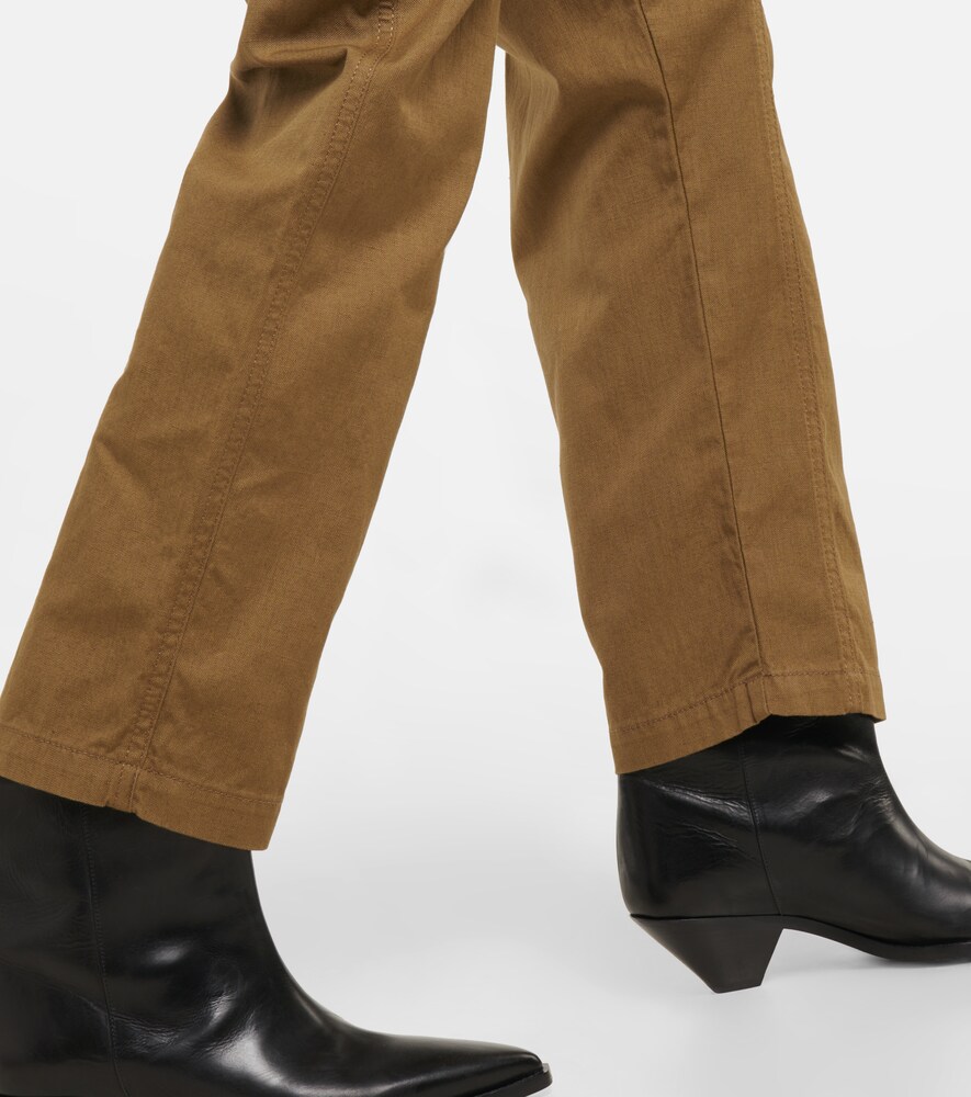 Pandore cotton-blend pants