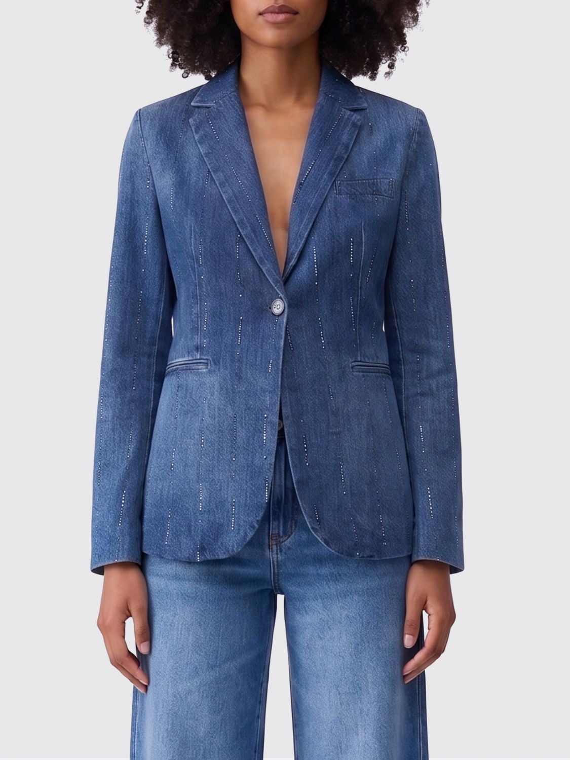 Jacket Woman color Blue