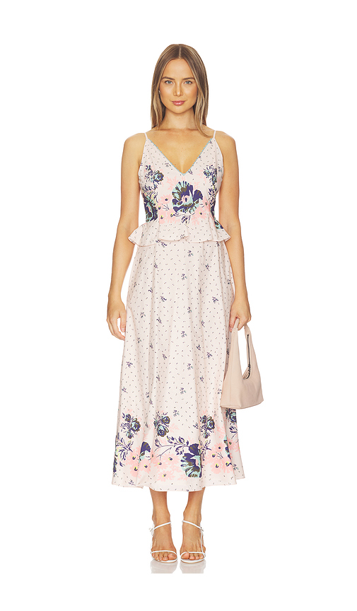 Cleobella Mena Ankle Dress in Pink. S. Also in XS