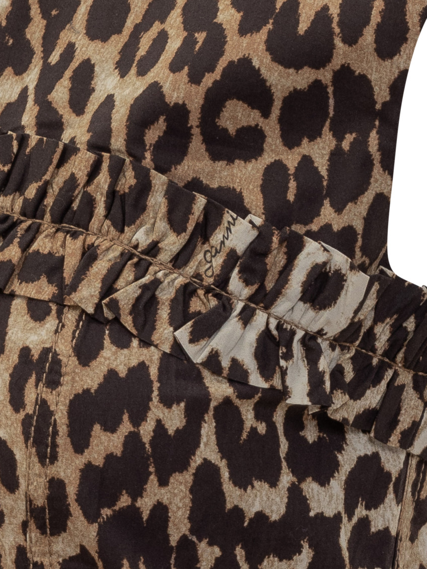 Leopard Corset Mini Dress