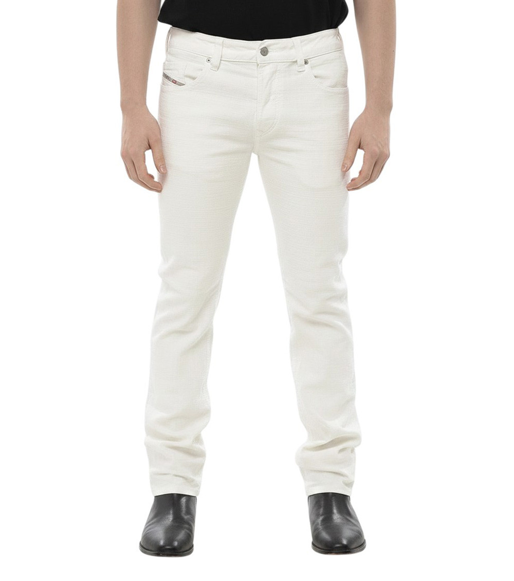 White Mid Rise Jeans