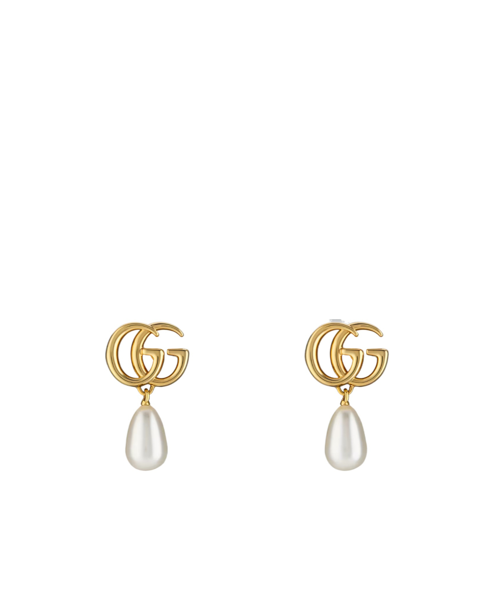 GG Marmont Pearl Detailed Earrings