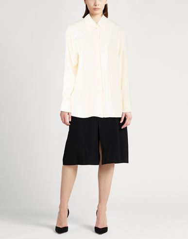 Róhe Woman Shirt Ivory Size 4 Silk