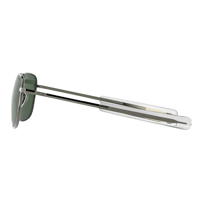 Randolph Engineering Man AF096 Gunmetal Outlet sunglasses Metal Rifle barrel Green Squared Norma
