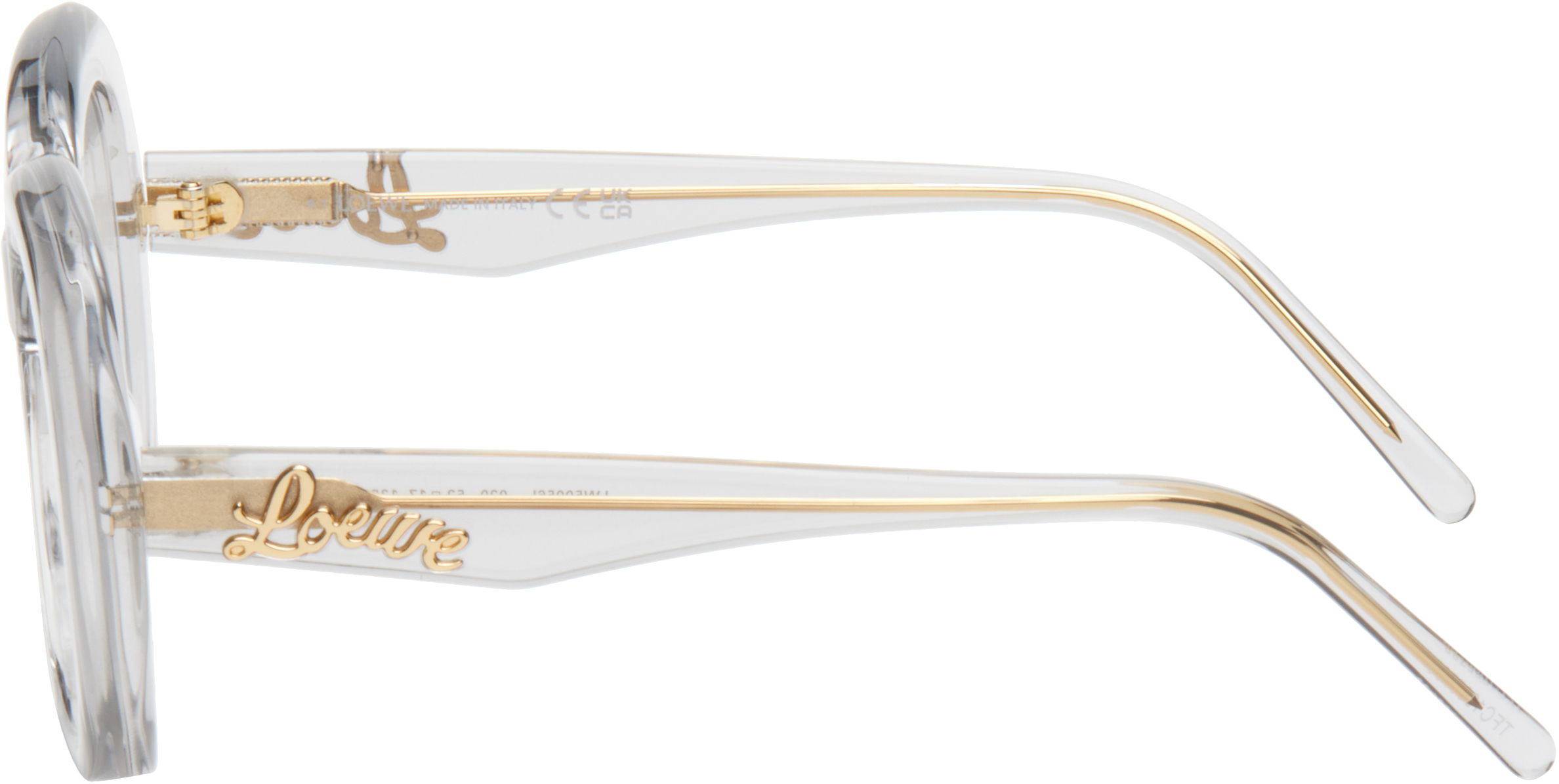 LOEWE Transparent Curvy Glasses