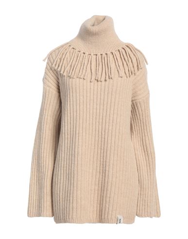 Woman Turtleneck Beige Size M Acrylic, Wool, Alpaca wool, Viscose, Polyester