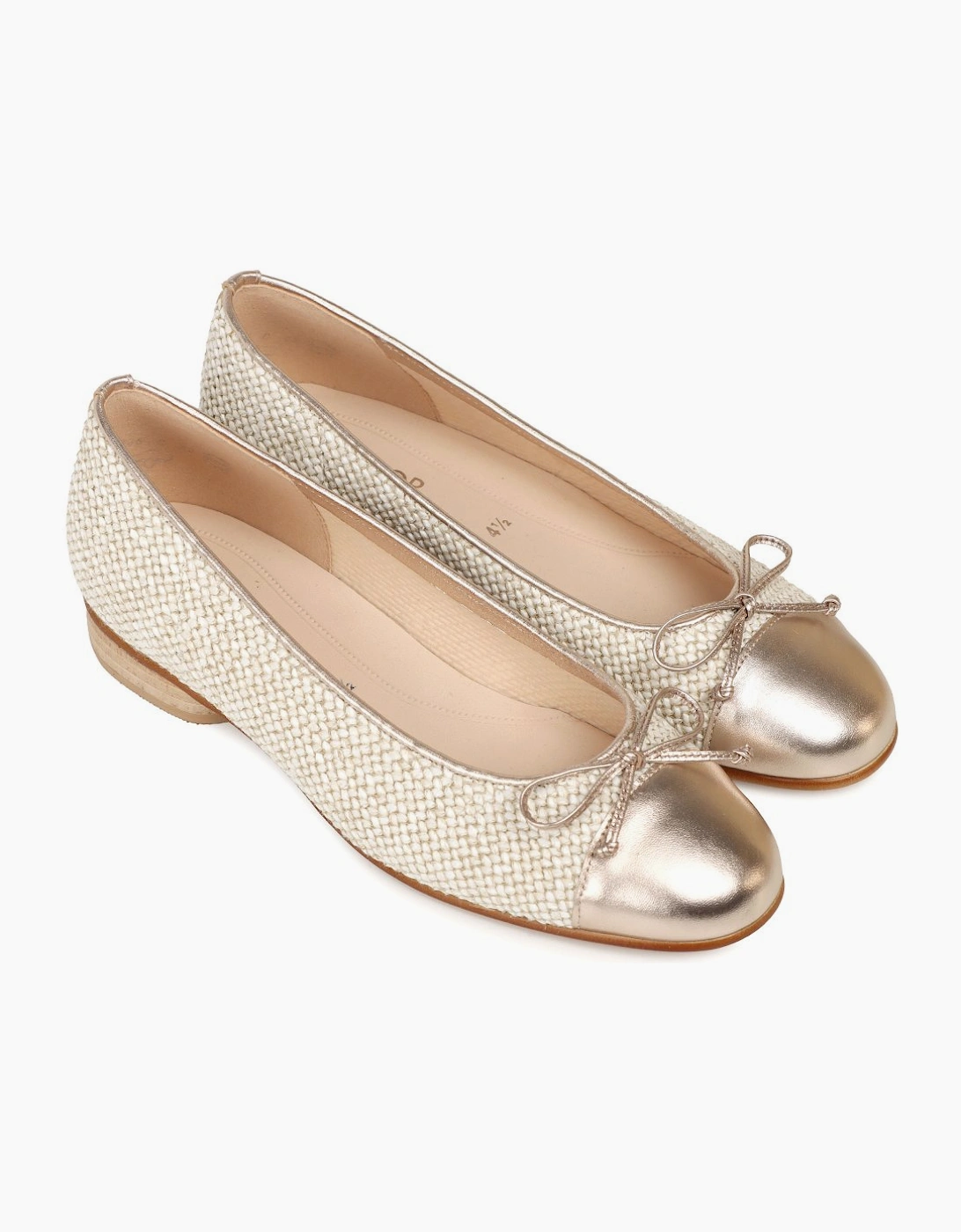Gabor Women's Dulford Womens Ballet Pumps - Gold