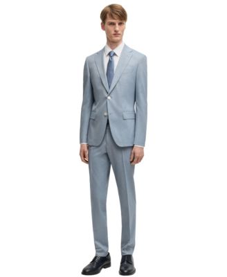 Boss By Mens Stretch Chiffon Formal Suit Separate