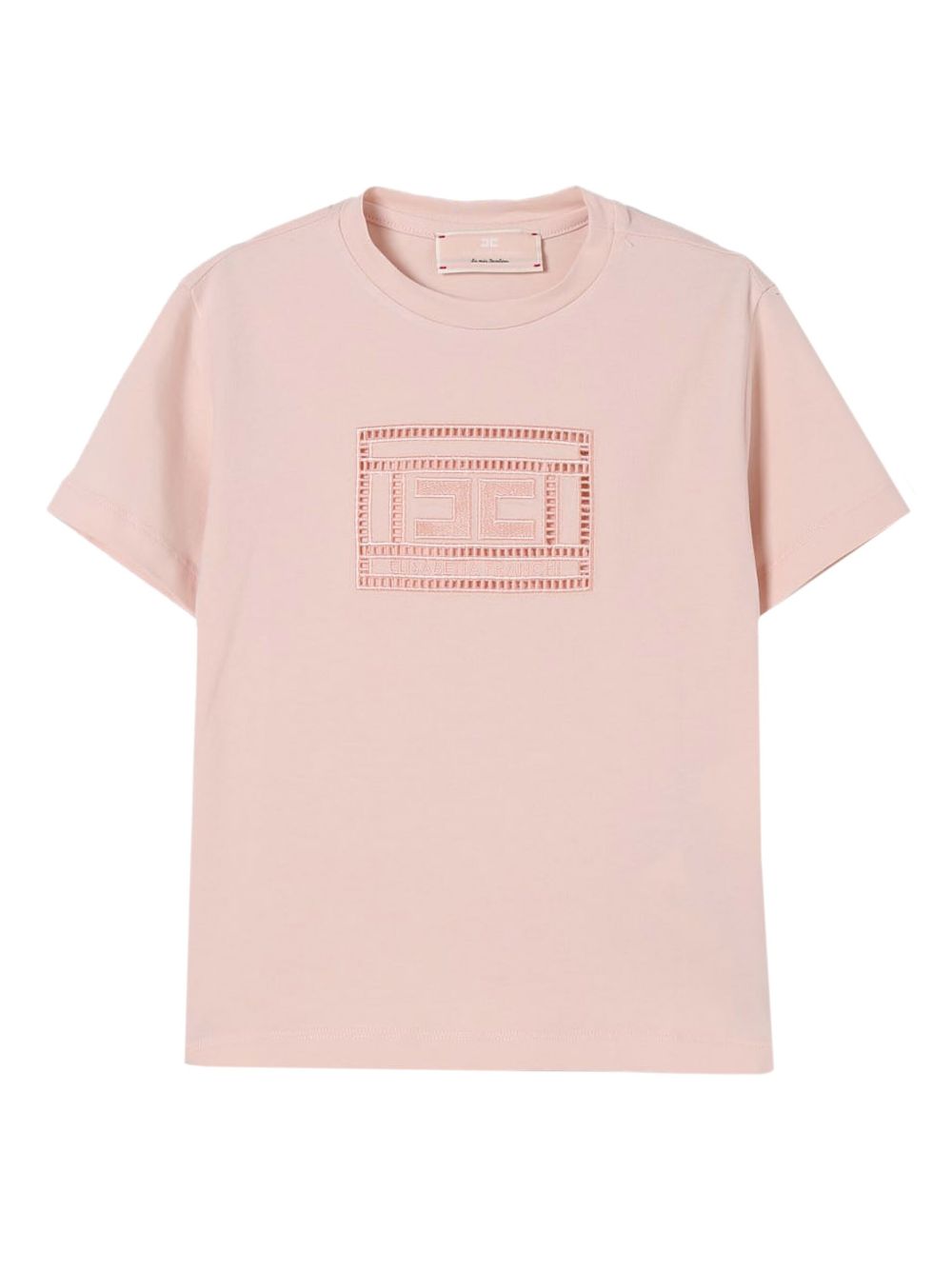 Logo-embroidered T-shirt - Pink