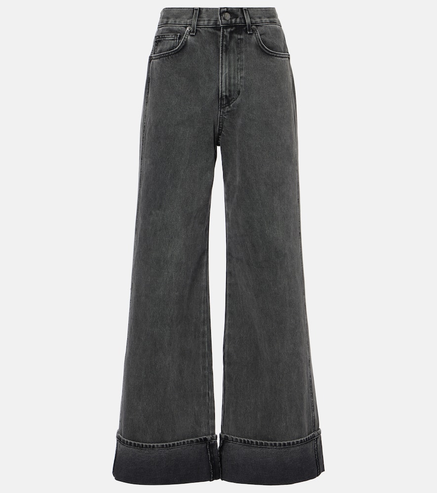 Taylor high-rise wide-leg jeans