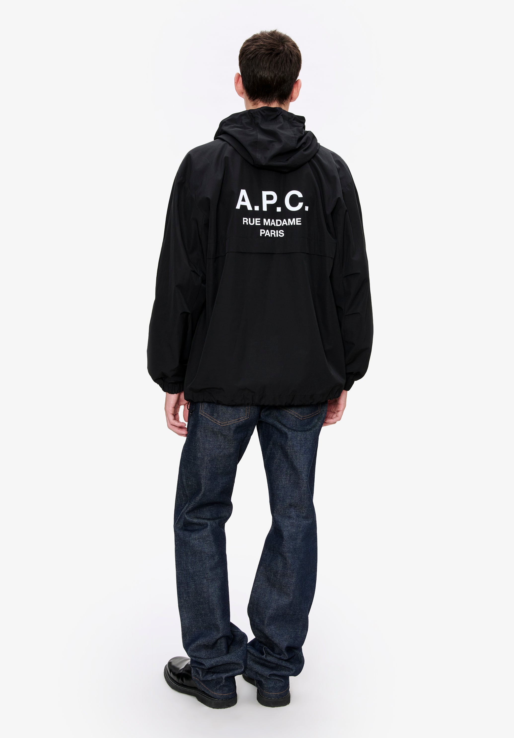 A. P.C. Men's Iggy windbreaker Size: Extra Small in Black