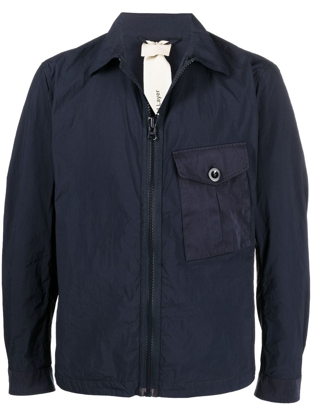 Pocket cotton lightweight jacket - Neutrals