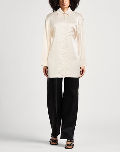 Caractère Woman Shirt Cream Size 2 Polyester