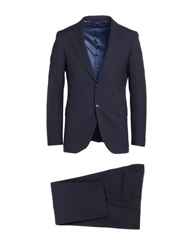 Man Suit Midnight blue Size 38 Polyester, Viscose, Elastane