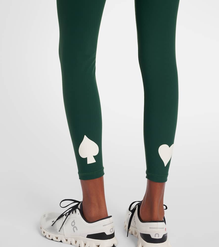 Ace of Hearts high-rise leggings