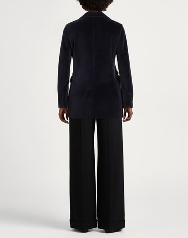 Woman Blazer Midnight blue Size 10 Cotton, Polyester