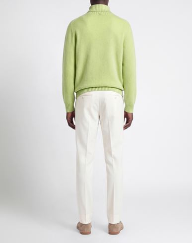 Man Turtleneck Light green Size 44 Merino Wool, Cashmere