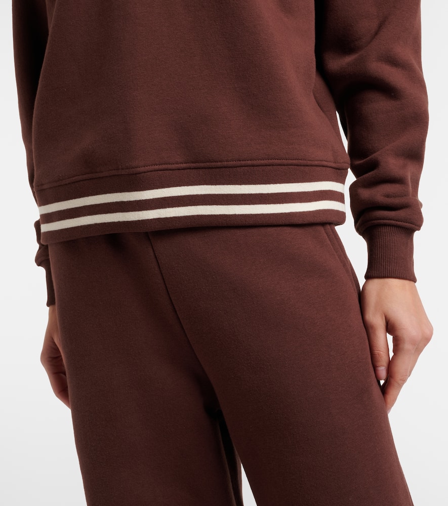 Striped cotton jersey sweatshirt