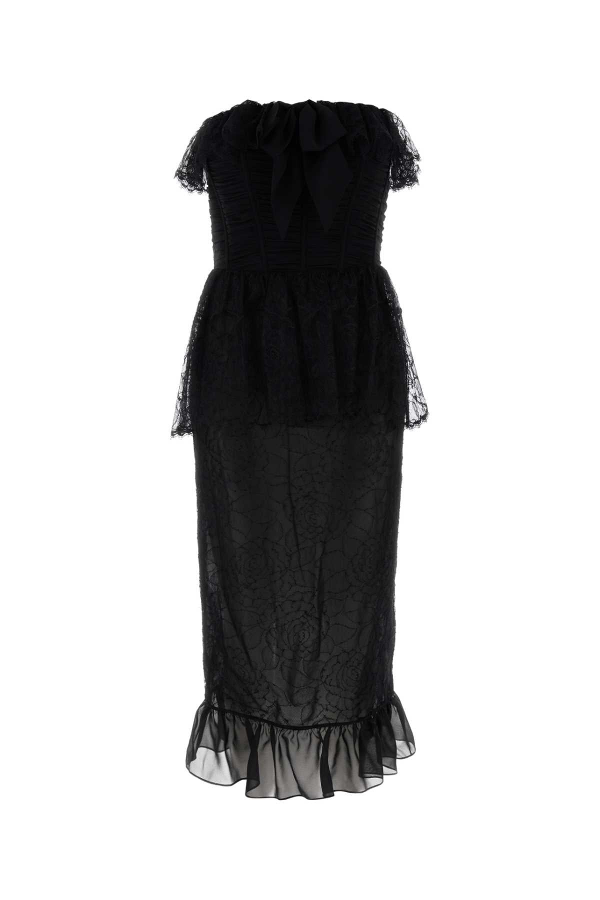 Silk Dress — Black