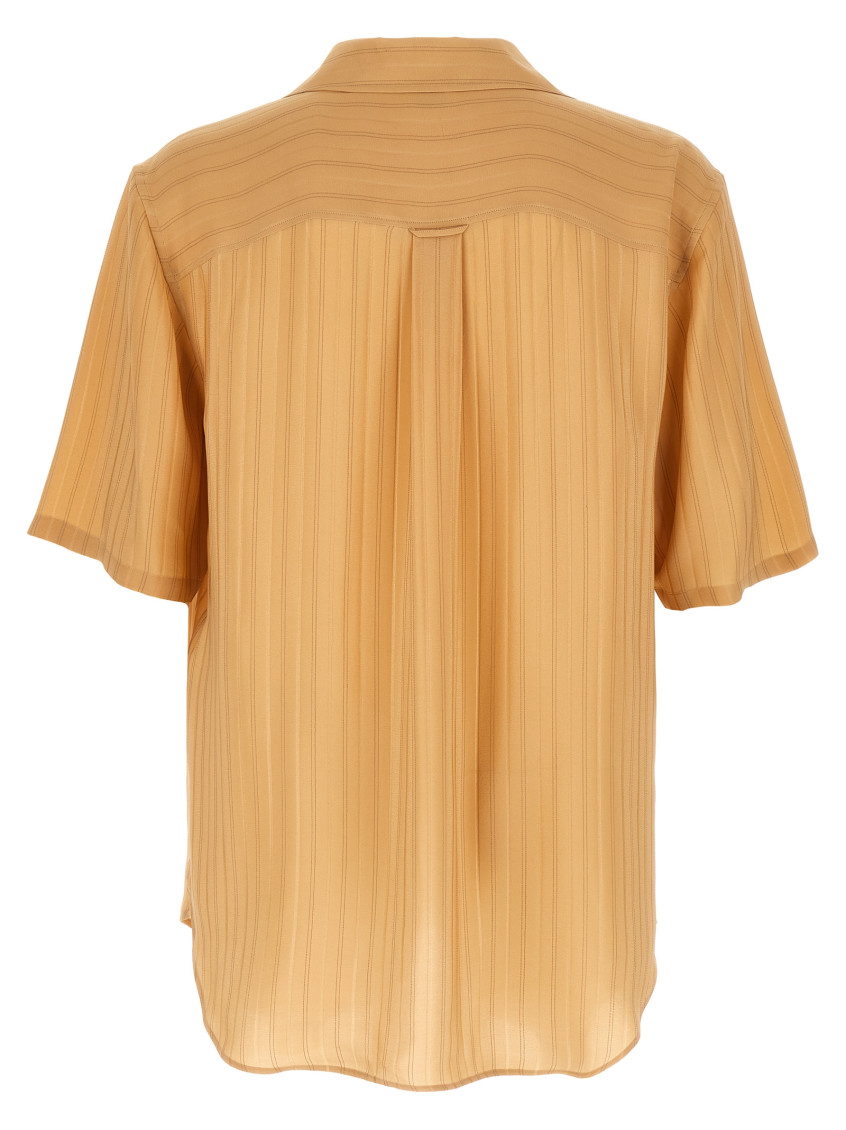 Saint Laurent - silk shirt short sleeves chest pocket