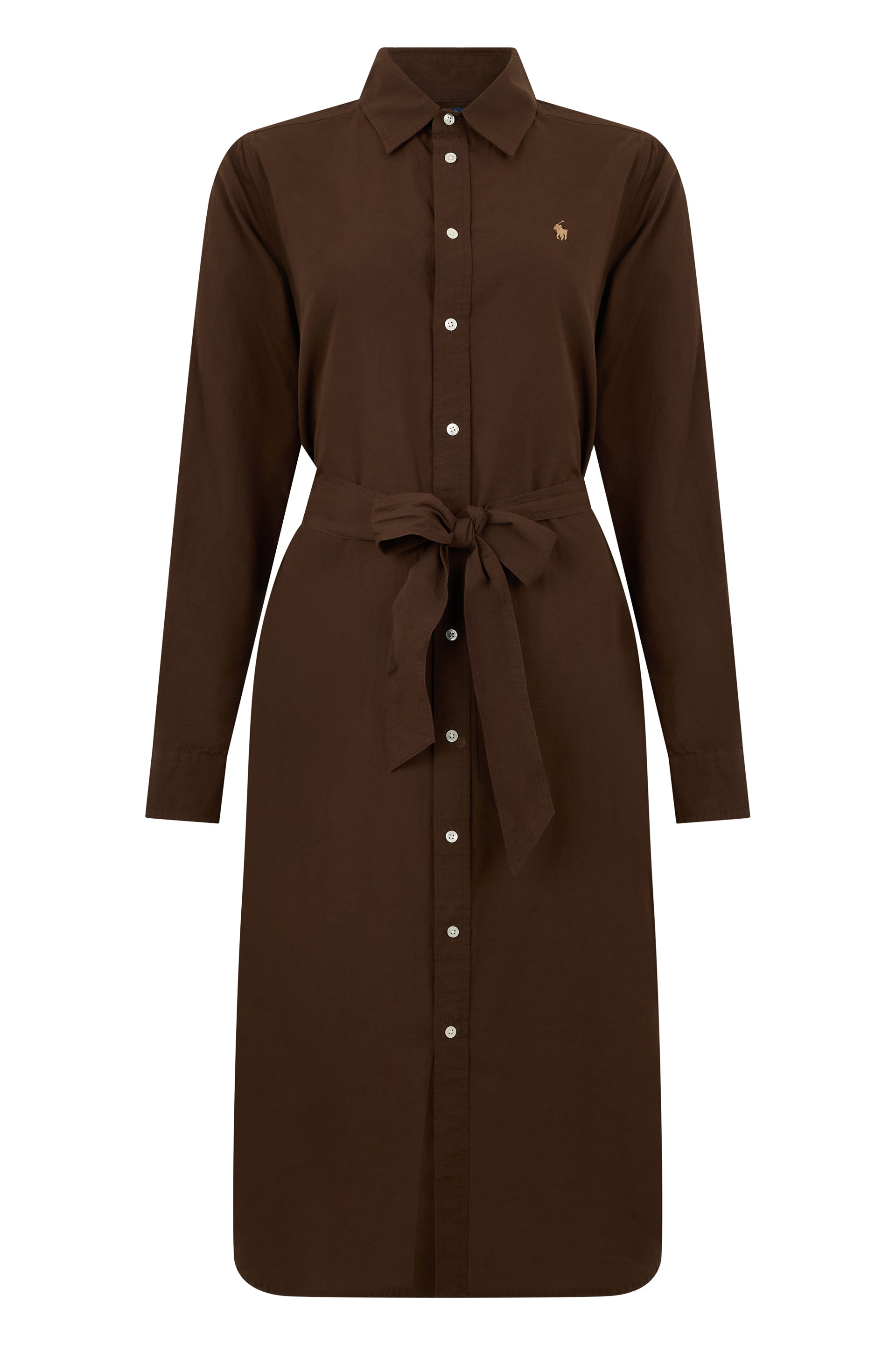Elegant Long Dress with Stylish Belt