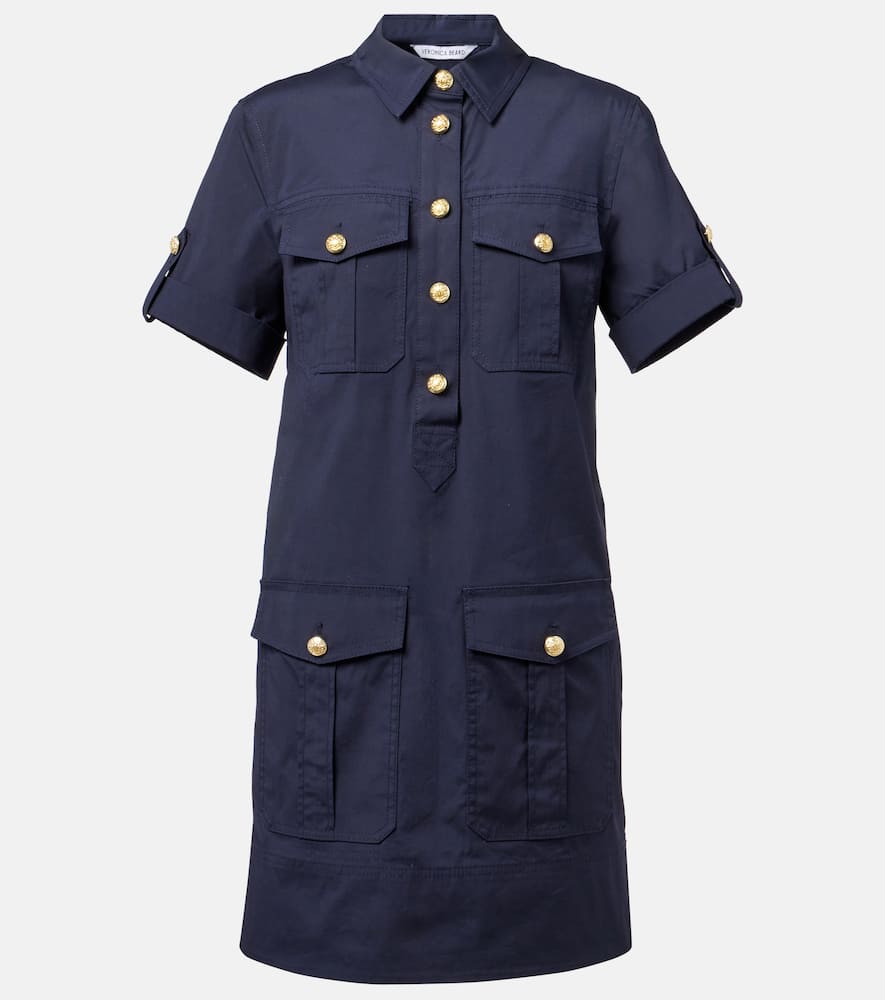 Lucca embellished linen shirt dress